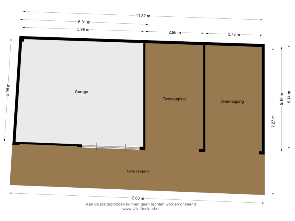 Bekijk plattegrond van Garage van Kiesterzijl 56