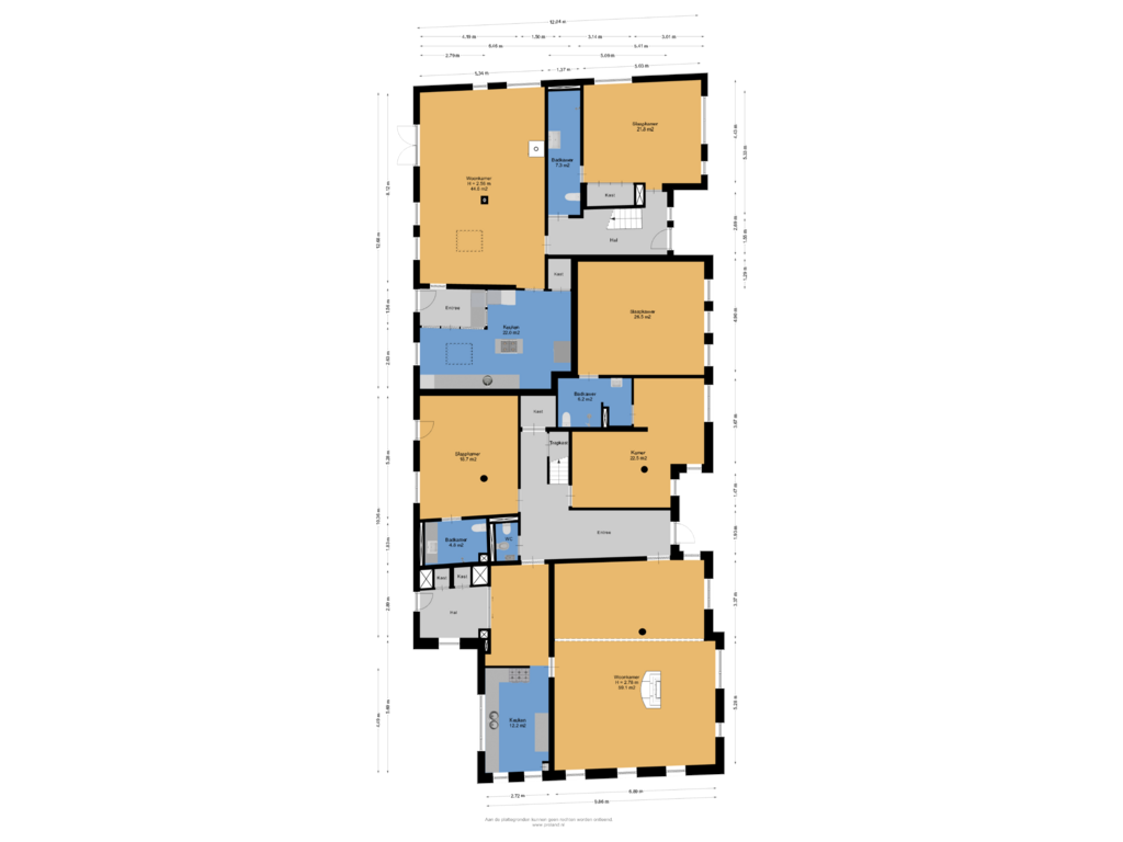 Bekijk plattegrond van Begane Grond van Midden 131