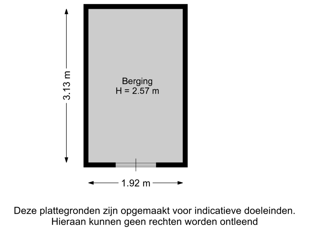 Bekijk plattegrond van Berging van Alferbos 8