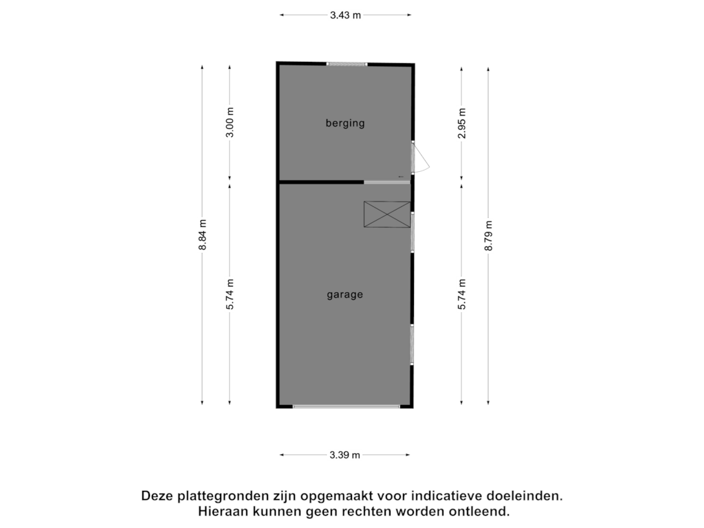 Bekijk plattegrond van Garage van Stateheide 24