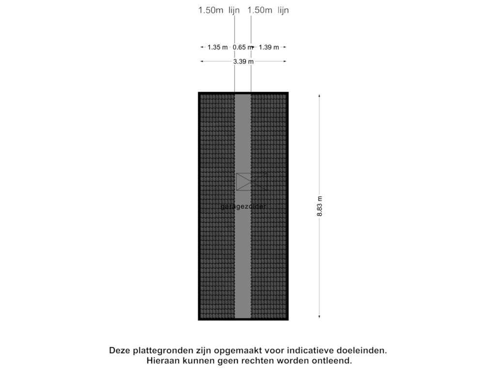 Bekijk plattegrond van GarageZolder van Stateheide 24