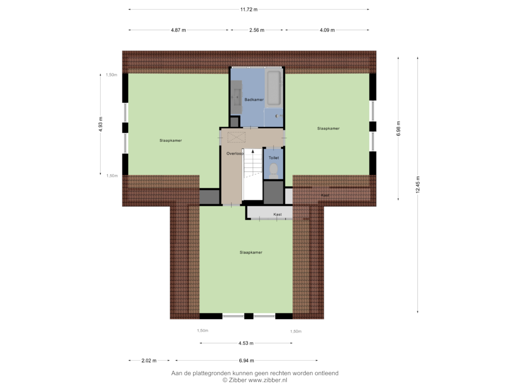 Bekijk plattegrond van Eerste Verdieping van Princenhil 4