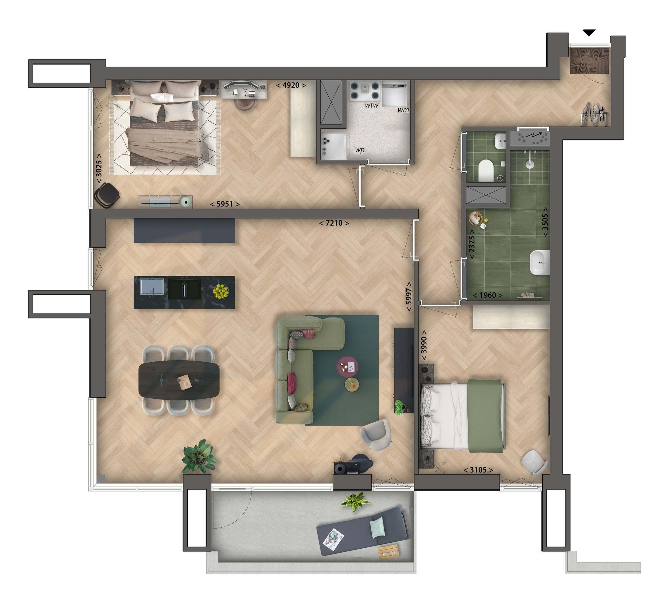 Foto 6 van Type E (Bouwnr. 21)