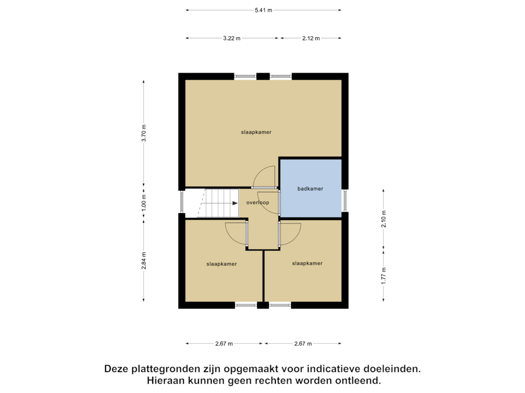 View floorplan of Eerste Verdieping of Groeneweg 1-0056