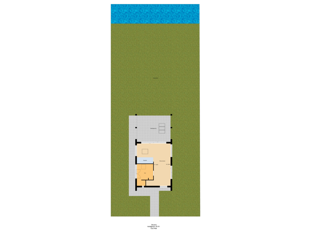 Bekijk plattegrond van Situatie van Hofdijklaan 55-R1