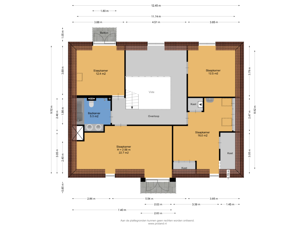 View floorplan of 1e Verdieping of Leeuwarderweg 3