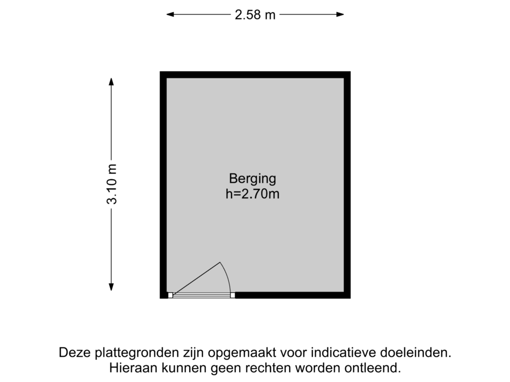 Bekijk plattegrond van Berging van Burgemeester Patijnlaan 712