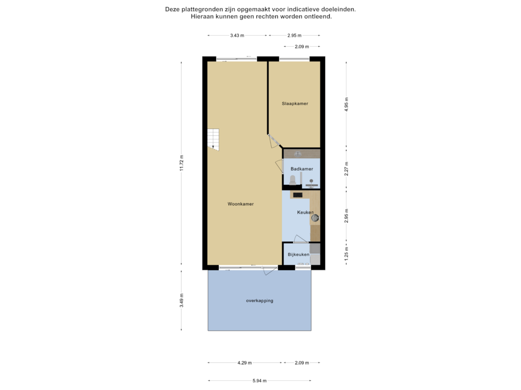 View floorplan of Begane grond of Bijsselseweg 11-41