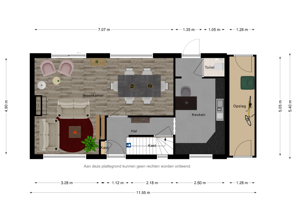 Bekijk plattegrond van BG Landbouwstraat 6 IJzendijke van Landbouwstraat 6