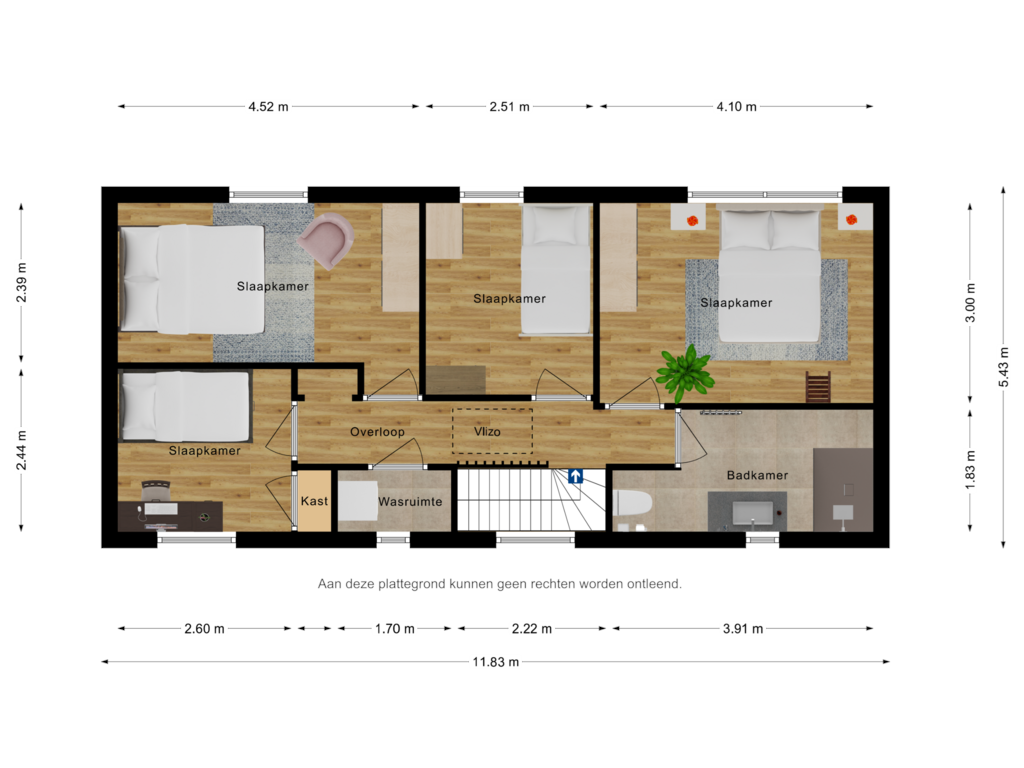 Bekijk plattegrond van Verdieping Landbouwstraat 6 IJzendijke van Landbouwstraat 6