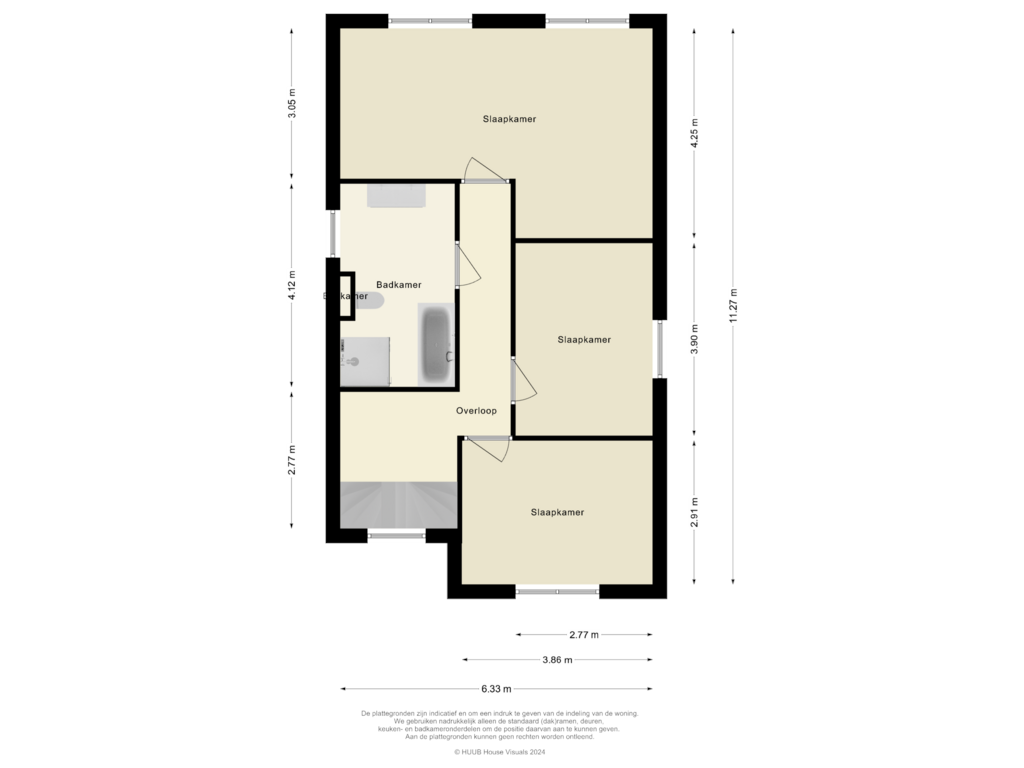 Bekijk plattegrond van 1e verdieping van Katrien Duckstraat 9