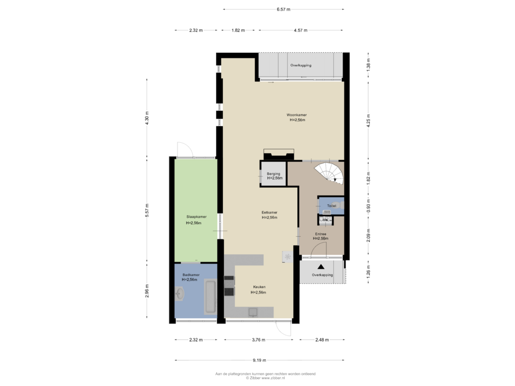 Bekijk plattegrond van Begane grond van Cycladen 32