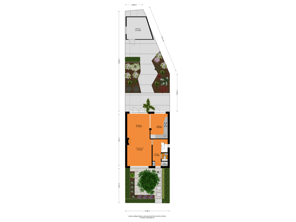 Bekijk plattegrond van Begane Grond Tuin van Boterbloemstraat 2