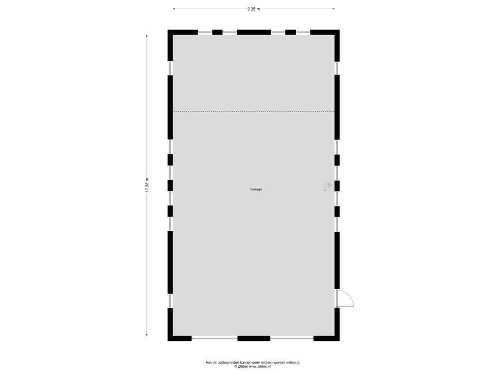 Bekijk plattegrond van Garage van Eldijk 10