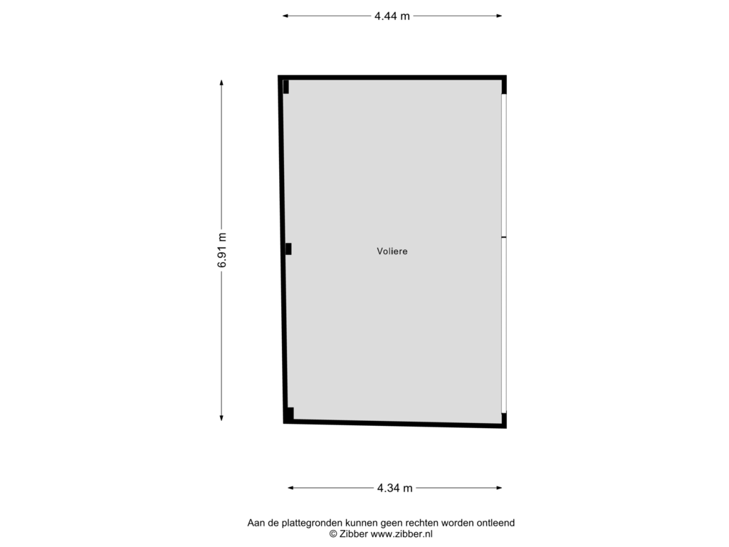 Bekijk plattegrond van Voliere van Eldijk 10