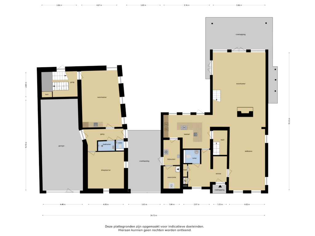 Bekijk plattegrond van Begane Grond van Hussenbergstraat 25