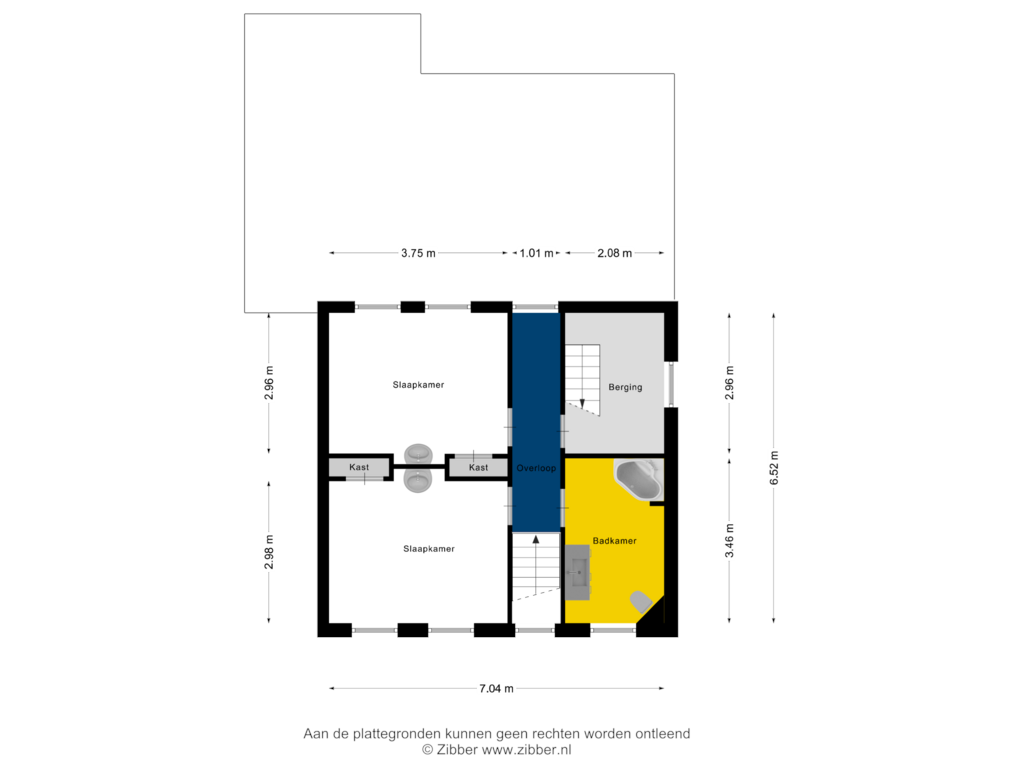 Bekijk plattegrond van Eerste Verdieping van Kerkstraat-noord 44