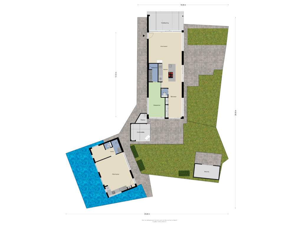 Bekijk plattegrond van Begane Grond Tuin van Poeldijk 13-W11