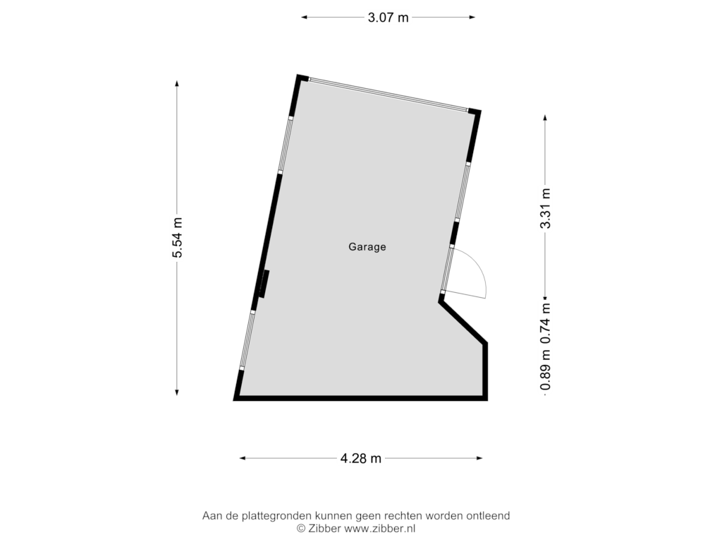 Bekijk plattegrond van Garage van Terschellingstraat 14