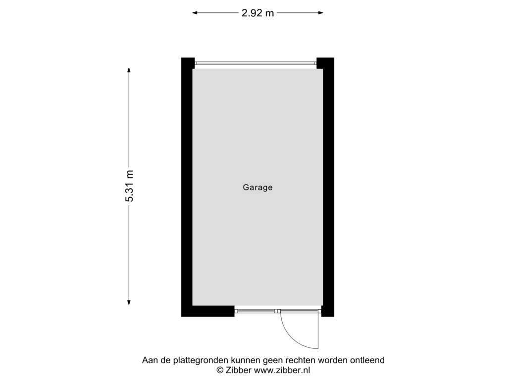 Bekijk plattegrond van Garage van Spuidijk 13