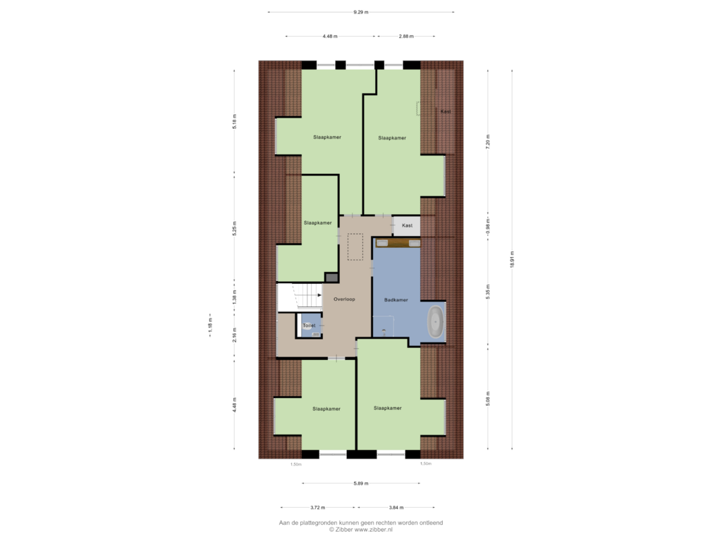 View floorplan of Eerste Verdieping of Bluesdreef 12