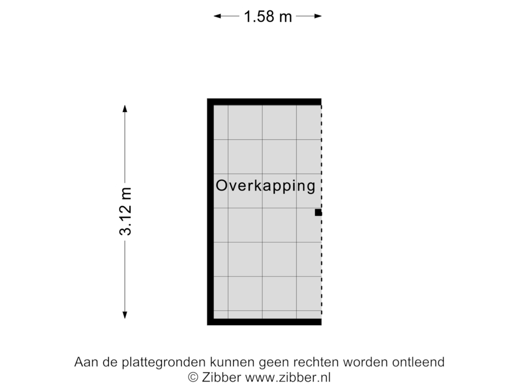 View floorplan of Overkapping of Bluesdreef 12