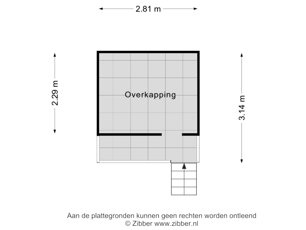 View floorplan of Overkapping of Bluesdreef 12