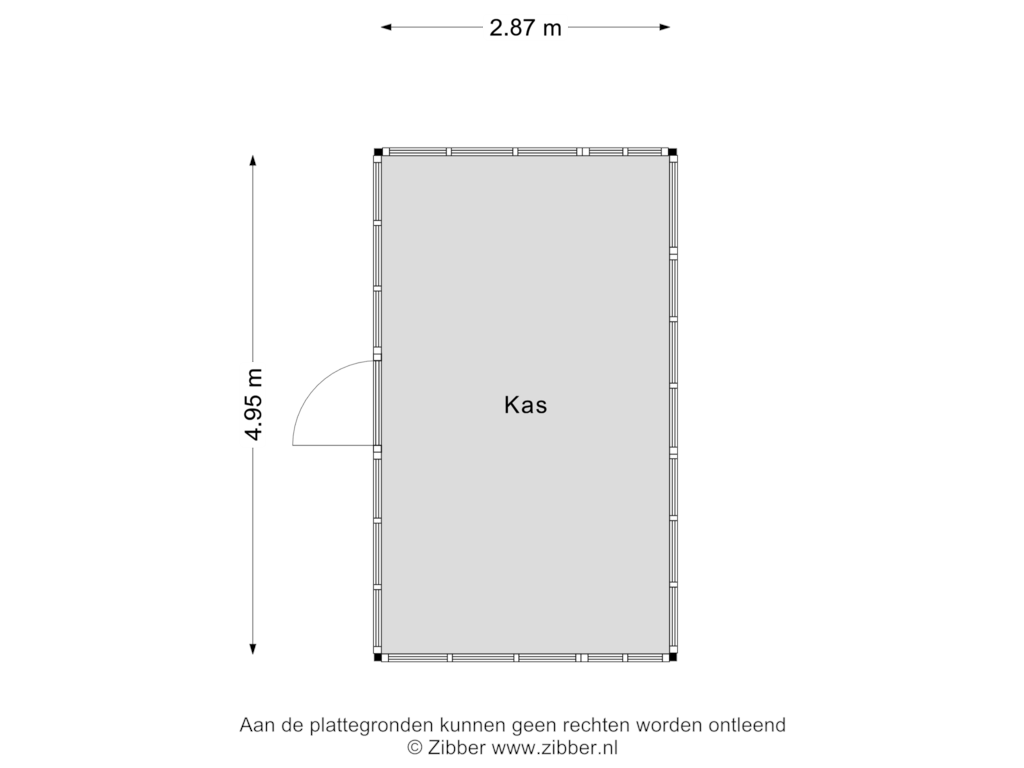 View floorplan of Kas of Bluesdreef 12