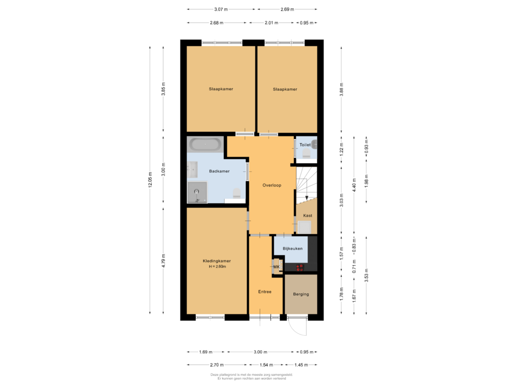 Bekijk plattegrond van Begane grond van Werf 6