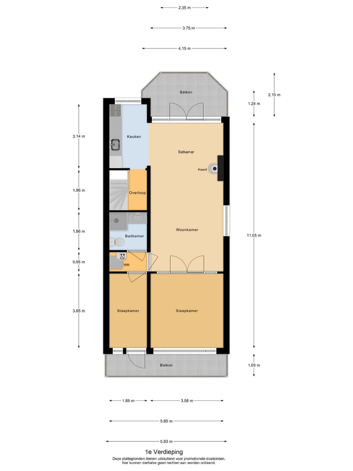Foto 24 van Secretaris Bosmanstraat 17-A