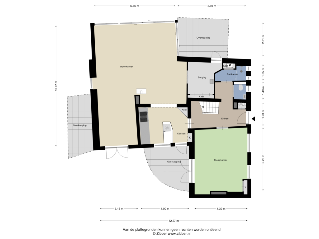 Bekijk plattegrond van Begane grond van Roermondsestraat 2