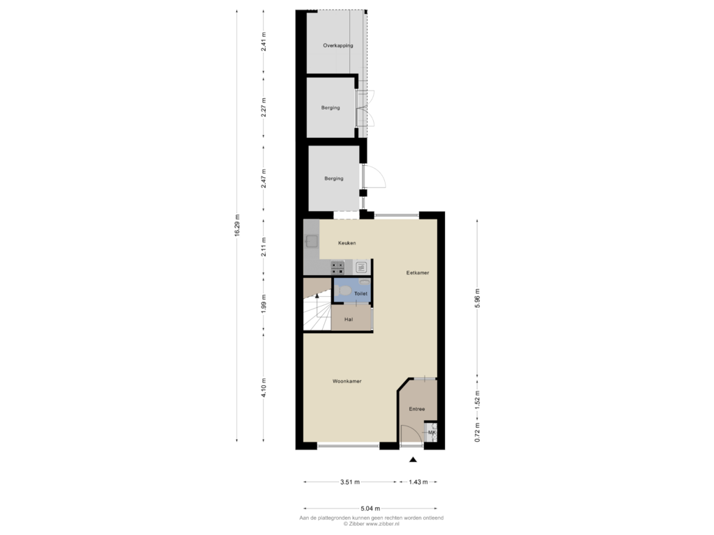 Bekijk plattegrond van Begane Grond van Gerbera 15