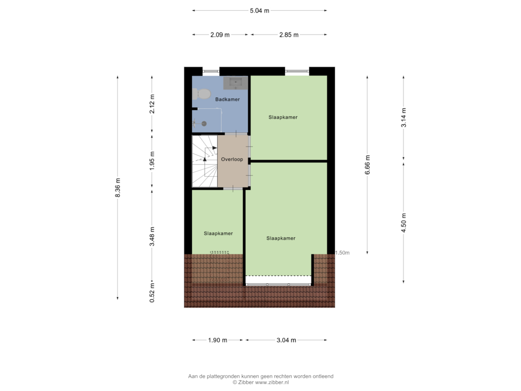 Bekijk plattegrond van Eerste Verdieping van Gerbera 15