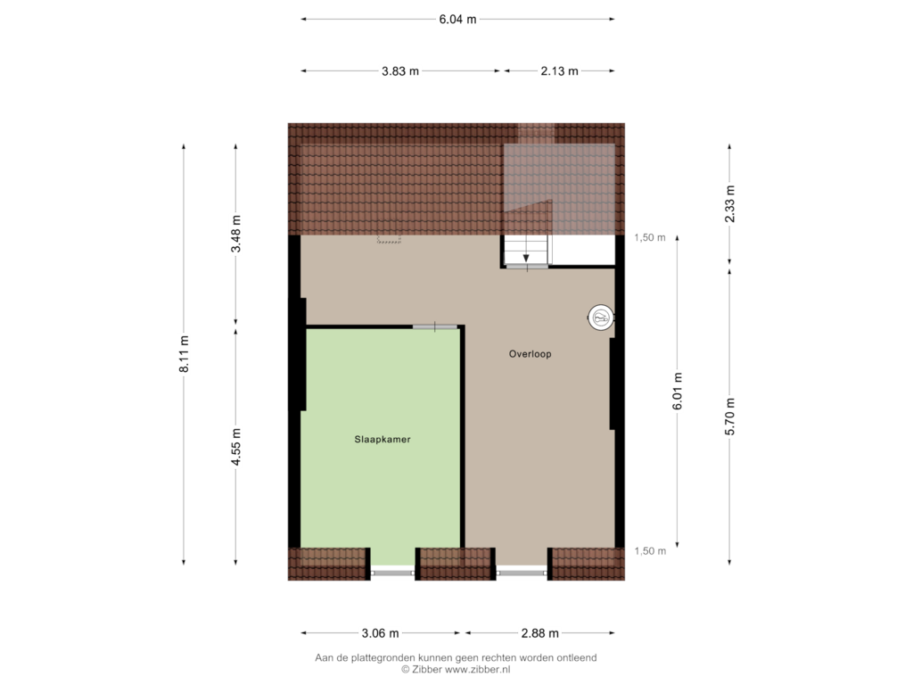 View floorplan of Tweede vedieping of Bleijerheiderstraat 68