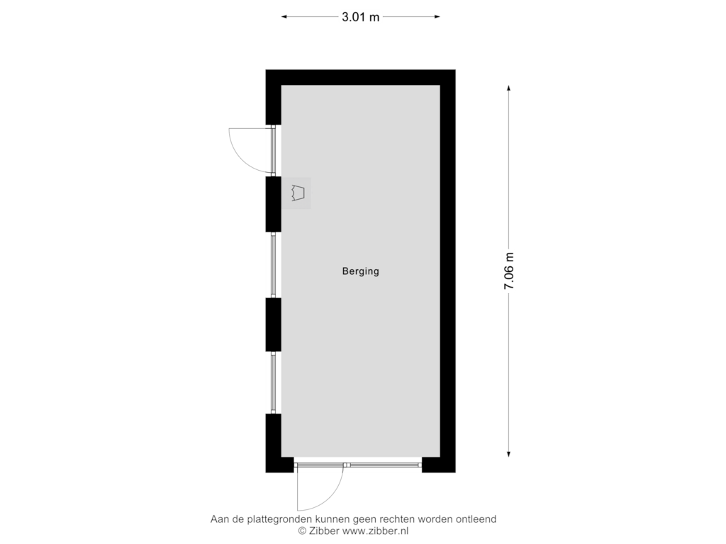 View floorplan of Berging of Bleijerheiderstraat 68