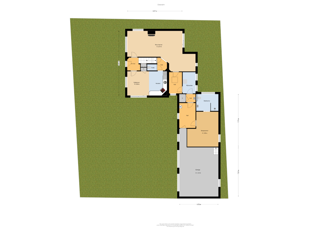 Bekijk plattegrond van Overzicht van Wilnisse Zijweg 2