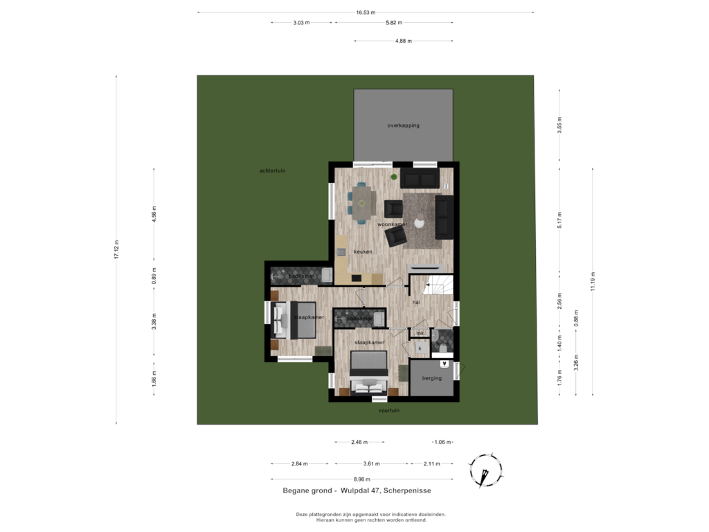 Bekijk plattegrond van Overzicht woning van Wulpdal 47