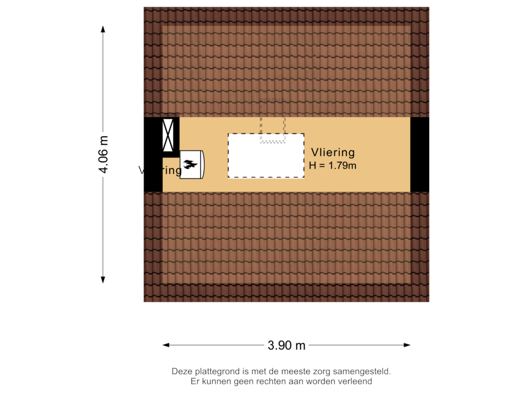 Bekijk plattegrond van Vliering van Tuinstraat 128