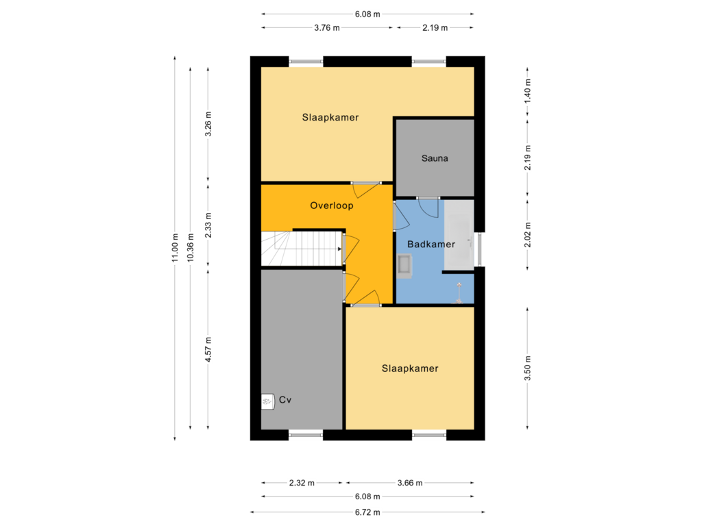 View floorplan of Kelder / Souterrain of Haarweg 15-B24