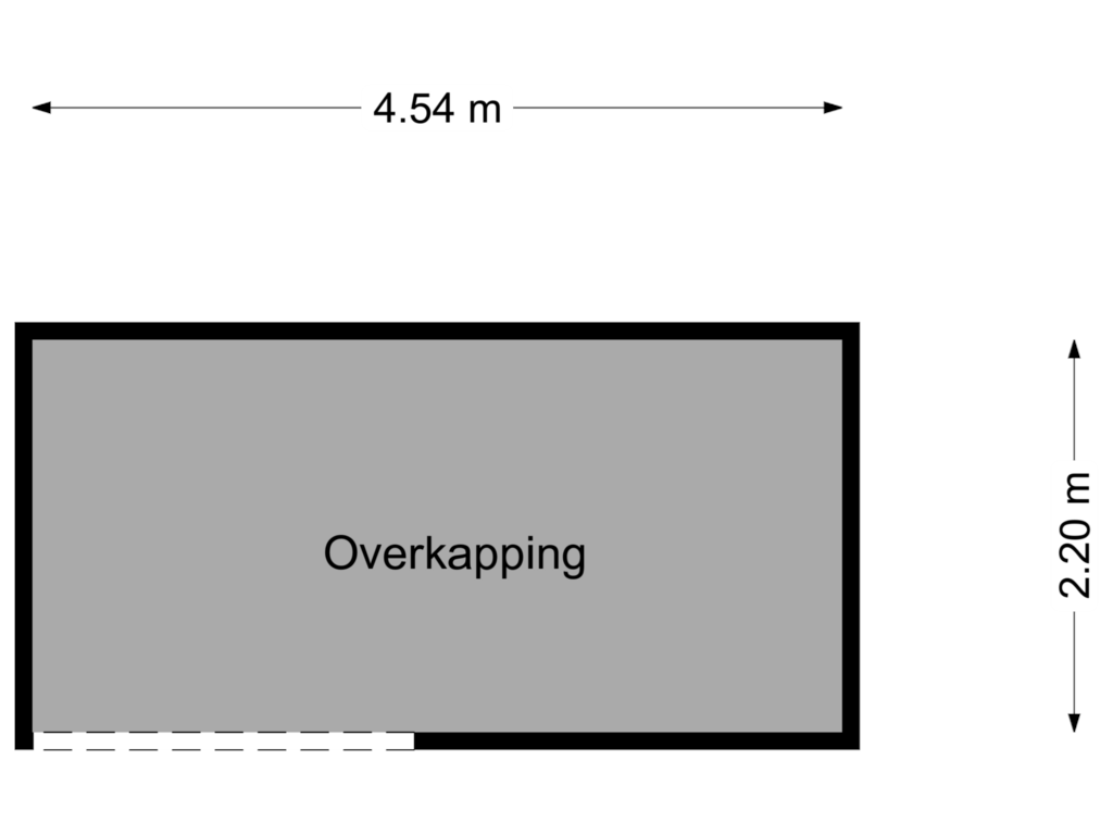 View floorplan of Overkapping of Haarweg 15-B24