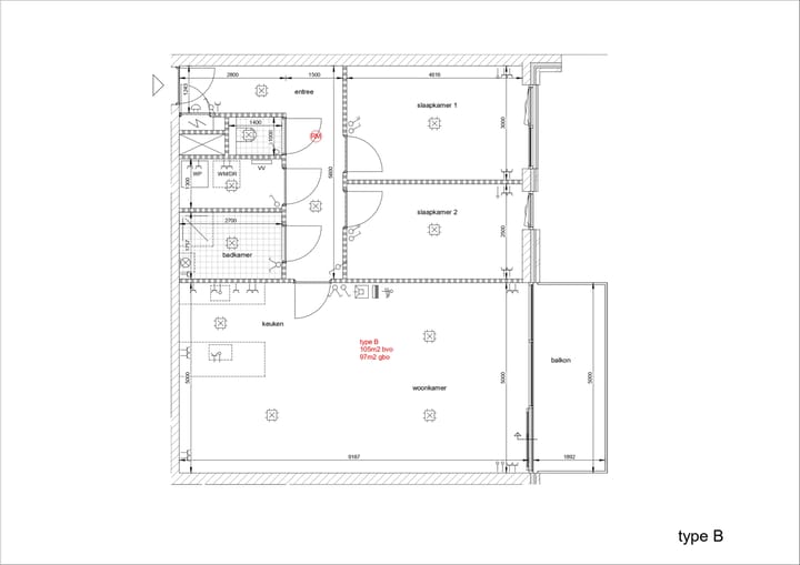 Foto 13 van Type B (Bouwnr. 13)