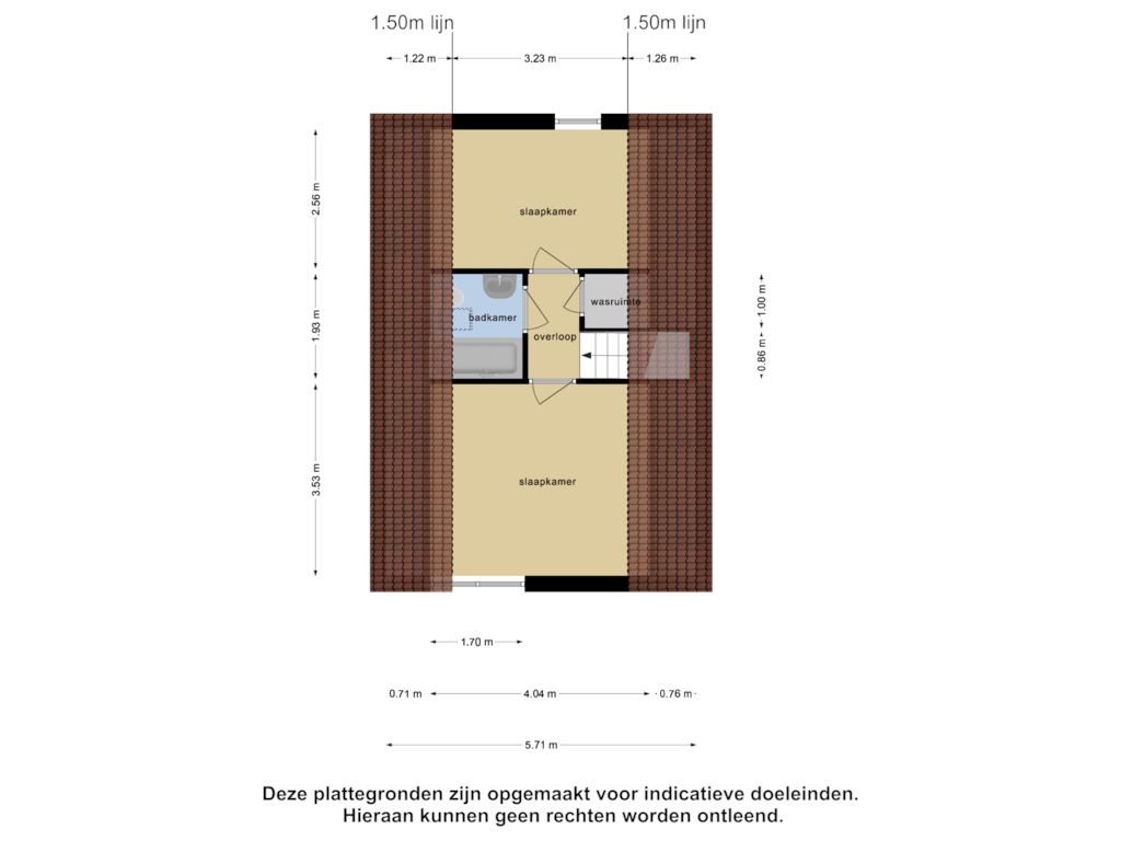 View floorplan of Eerste Verdieping of Schoneveld 272