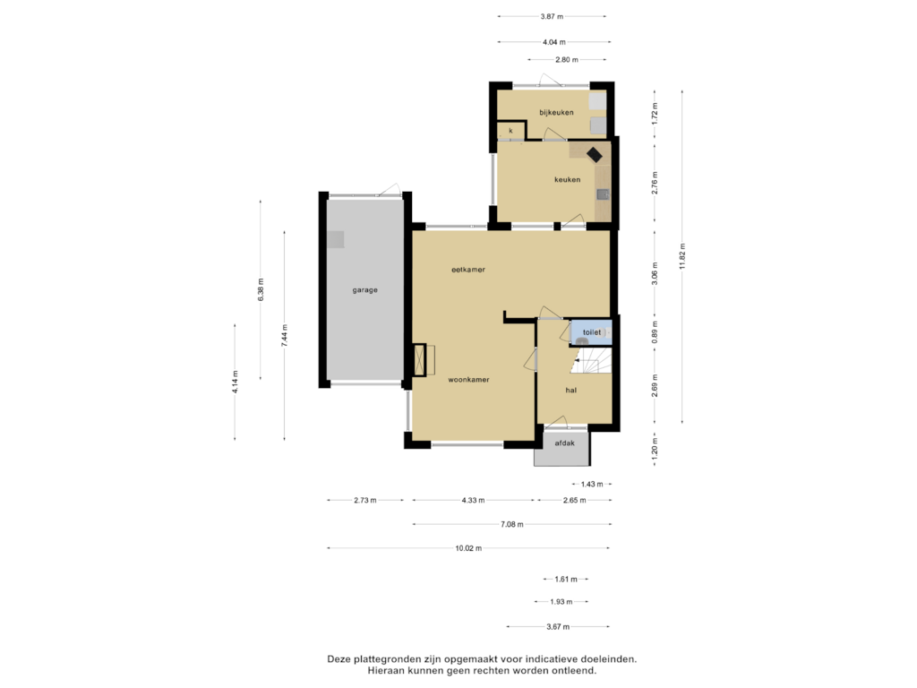 Bekijk plattegrond van Begane grond van van Asch van Wijcklaan 18