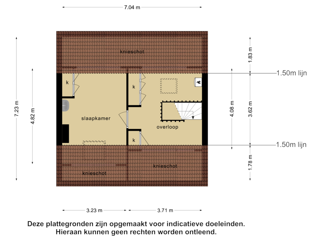 Bekijk plattegrond van 2e verdieping van van Asch van Wijcklaan 18