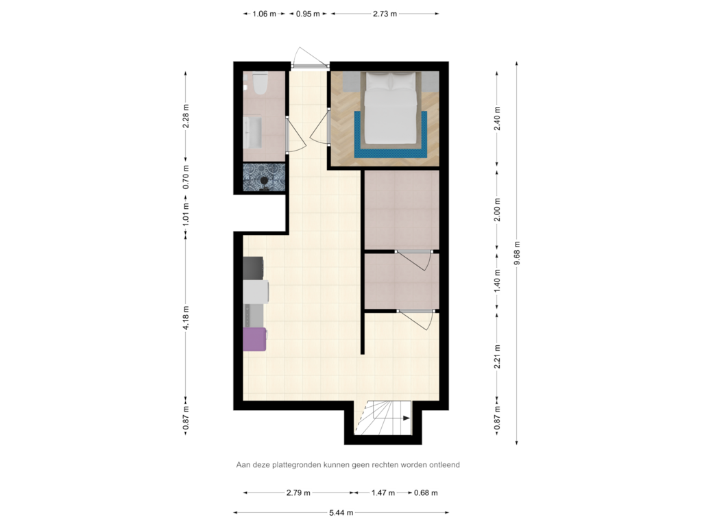 Bekijk plattegrond van Kelder Boulevard, Breskens van Boulevard 59