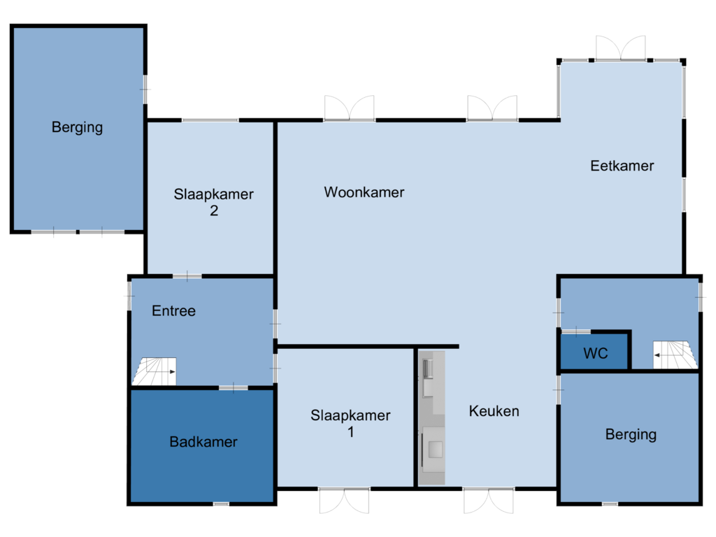 Bekijk plattegrond van Begane grond van Duinpan 6