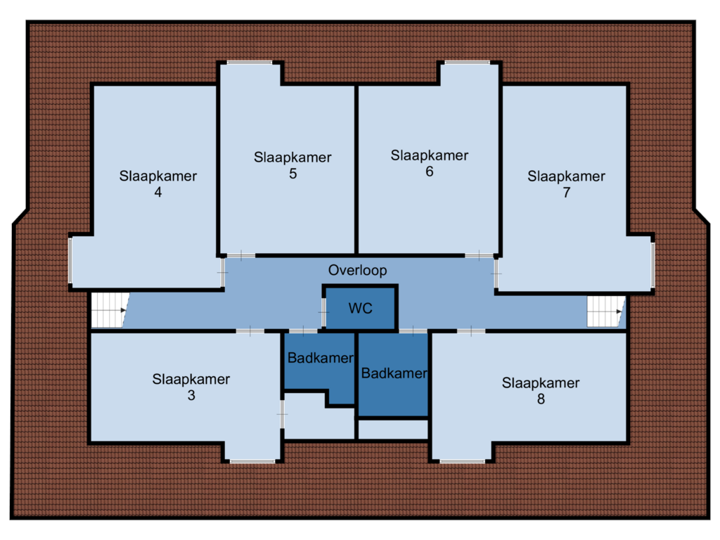 Bekijk plattegrond van verdieping van Duinpan 6