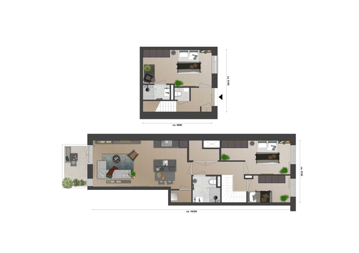 Foto 17 van HOLLANDSE MEESTERS AMSTELVEEN - ANTHRACITE (Bouwnr. 179)