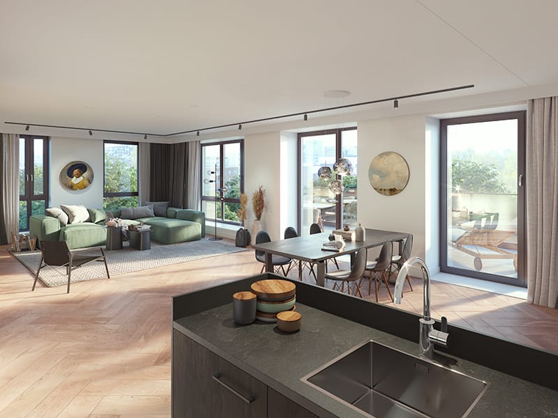 Foto 6 van HOLLANDSE MEESTERS AMSTELVEEN - ANTHRACITE (Bouwnr. 177)