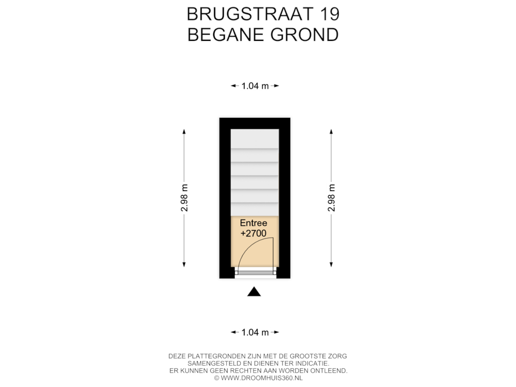 View floorplan of Begane grond of Brugstraat 19